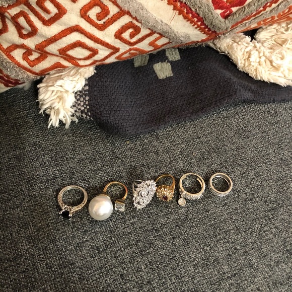 6 Luxury Rings/costume FINAL $PRICE - Picture 2 of 2